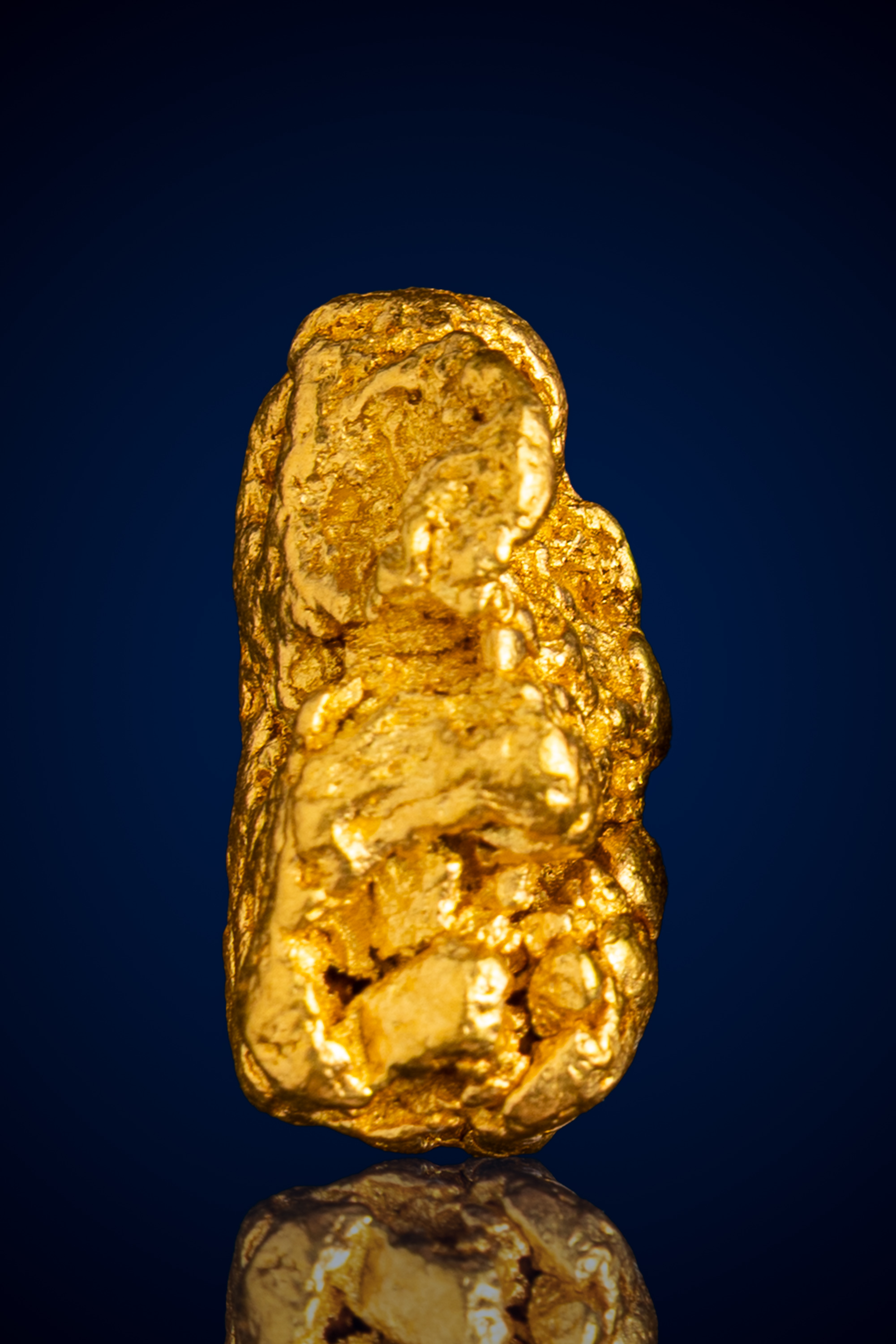 Chunky, Pitted Natural Gold Nugget - Australia - 15.53 grams (image for) Chunky, Pitted Natural Gold Nugget - Australia - 15.53 grams